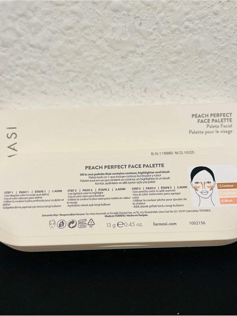 Farmasi Peach Perfect Face Palette - Cream